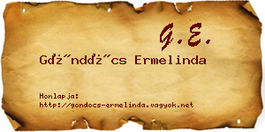 Göndöcs Ermelinda névjegykártya